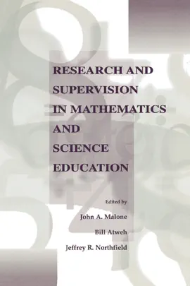Read: Research and Supervision in Mathematics and Book Science Education