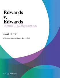 Edwards v. Edwards - Colorado Supreme Court