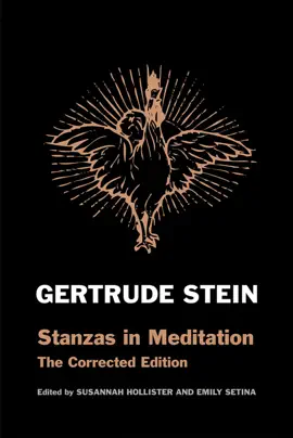 Read: Book Gertrude Stein: Stanzas in Meditation
