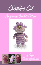 Cheshire Cat Amigurumi Crochet Pattern - Sayjai Thawornsupacharoen