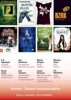 EXTRAITS - Romans incontournables Gallimard Jeunesse by L.A. Weatherly, Louise Rennison, K.A. Applegate, Ann Brashares, Melvin Burgess, Michael Grant, Derek Landy & Erik L'Homme
