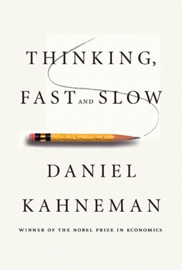 Capa do livro Thinking, Fast and Slow de Daniel Kahneman