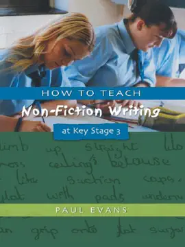 Read: How to Teach Book Non-Fiction Writing at Key Stage 3