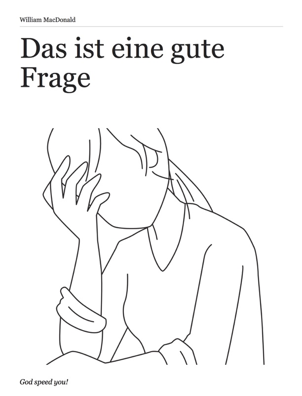 Das ist eine gute Frage
