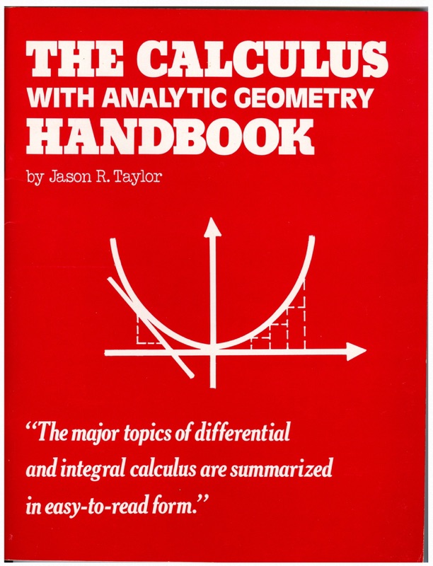 The Calculus with Analytic Geometry Handbook