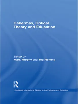 Read: Habermas, Critical Theory Book and Education