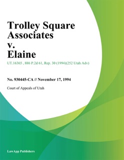 Trolley Square Associates v. Elaine by Supreme Court of Wisconsin