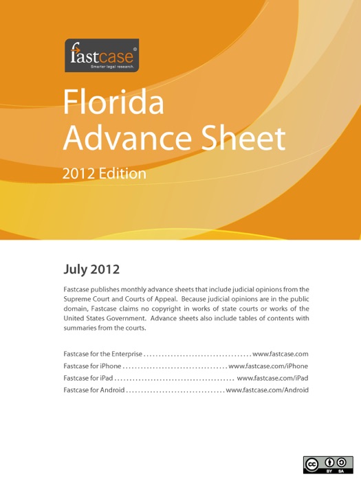 Florida Advance Sheet July 2012