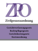 Zivilprozessordnung - ZPO - Deutschland