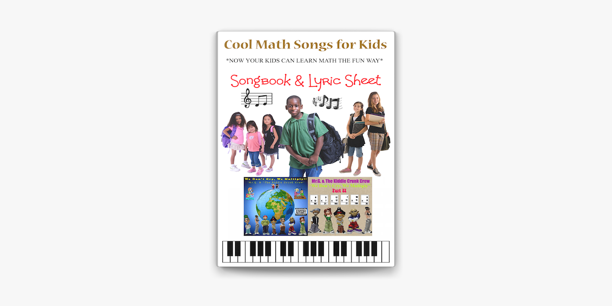 Cool Math Songs For Kids Songbook With Lyrics On Apple Books