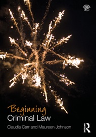 Beginning Criminal Law - Claudia Carr & Maureen Johnson