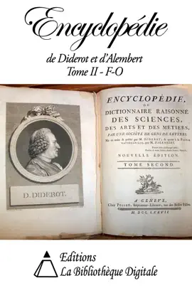 Read: Encyclopédie de Diderot et d'Alembert Tome II - Book F à O