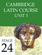 Cambridge Latin Course (4th Ed) Unit 3 Stage 24 Cambridge Latin Course (4th Ed) Unit 3 Stage 24