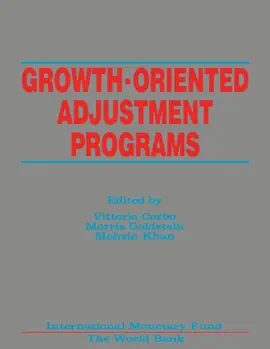 Read: Growth-Oriented Adjustment Programs: Proceedings of a Symposium Book held in Washington, D.C., February 25-27, 1987