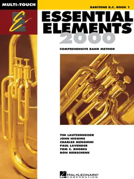 Read: Essential Elements 2000 - Book 1 Book for Baritone B.C. (Textbook)