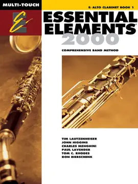 Read: Essential Elements Book 2000 - Book 1 for E-flat Alto Clarinet (Textbook)