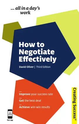 Read: How Book to Negotiate Effectively