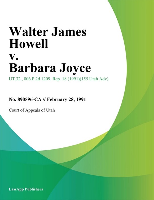 Walter James Howell v. Barbara Joyce