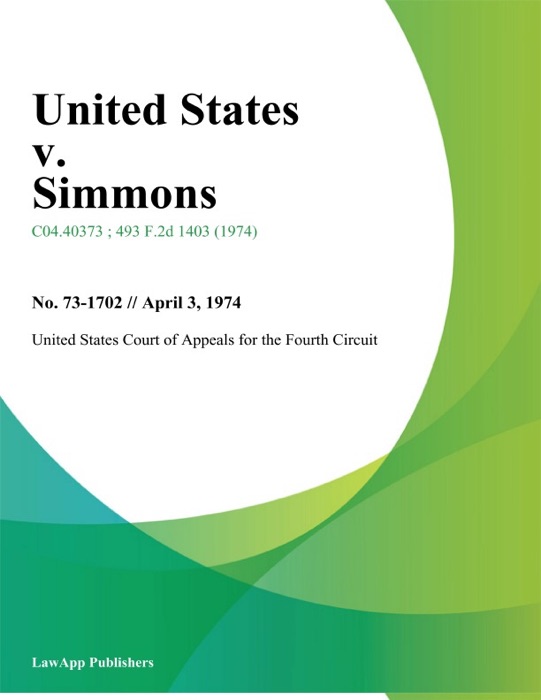 United States V. Simmons