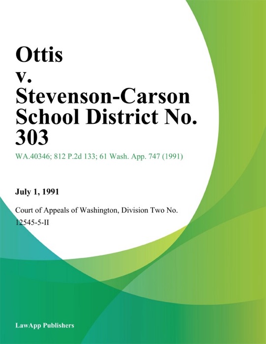 Ottis V. Stevenson-Carson School District No. 303