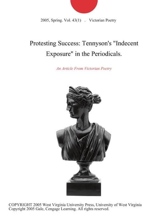 Protesting Success: Tennyson's 