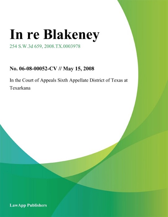 In Re Blakeney