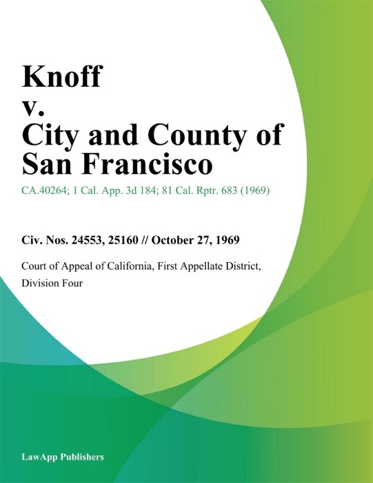 Knoff V. City And County Of San Francisco
