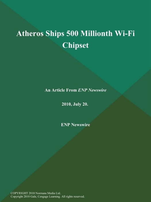 Atheros Ships 500 Millionth Wi-Fi Chipset