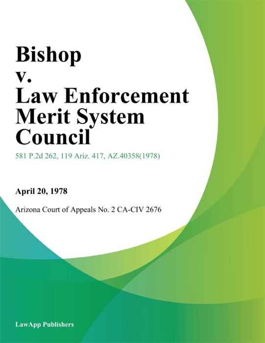 Bishop V. Law Enforcement Merit System Council