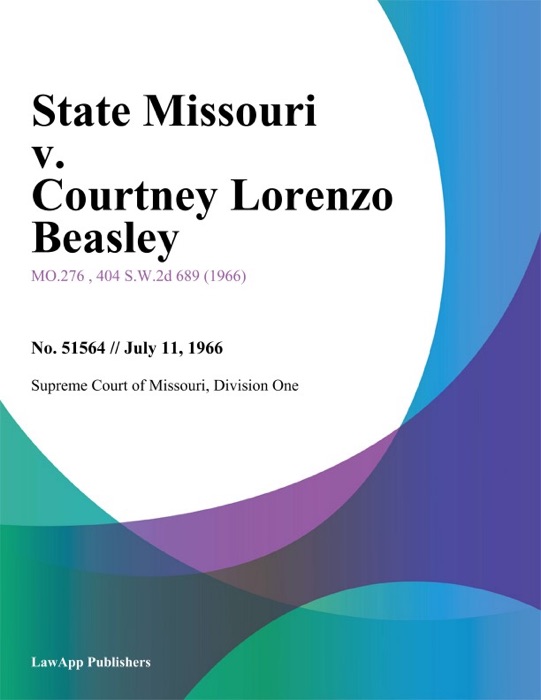 State Missouri v. Courtney Lorenzo Beasley