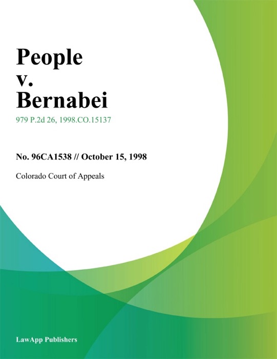 People V. Bernabei