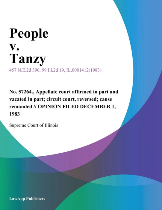 People v. Tanzy
