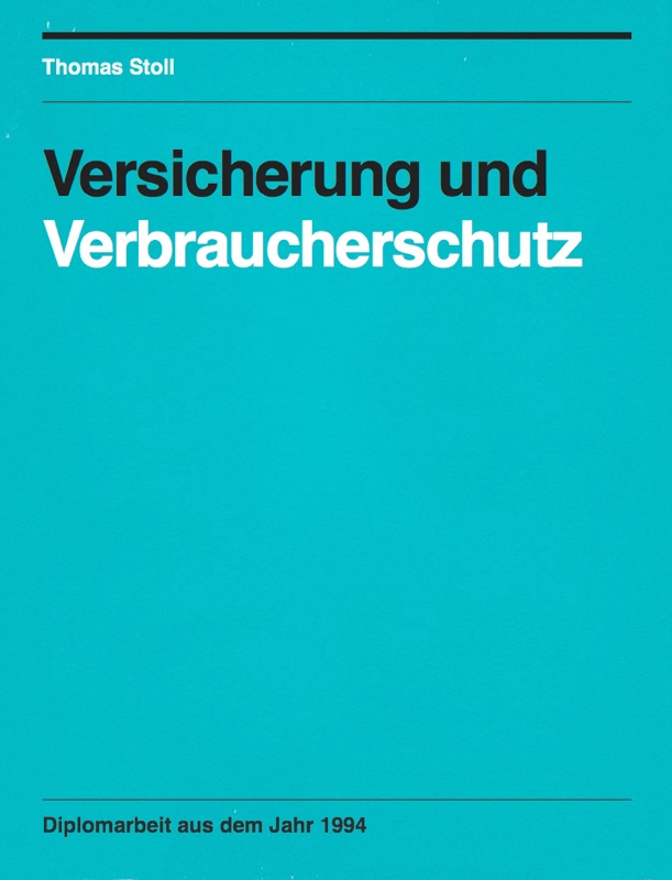 Versicherung und Verbraucherschutz