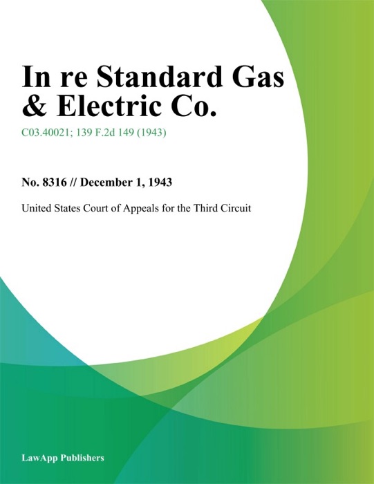 In Re Standard Gas & Electric Co.