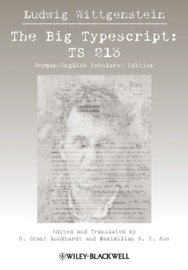 The Big Typescript - Ludwig Wittgenstein, C. Grant Luckhardt & Maximilian E. Aue