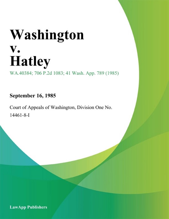 Washington V. Hatley
