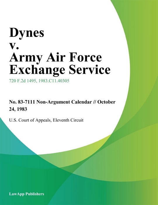 Dynes v. Army Air Force Exchange Service