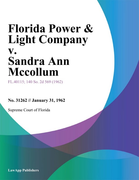 Florida Power & Light Company v. Sandra Ann Mccollum