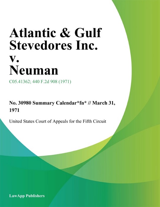 Atlantic & Gulf Stevedores Inc. v. Neuman