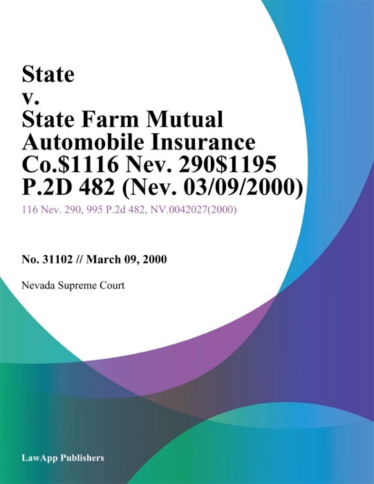 State v. State Farm Mutual Automobile Insurance Co.