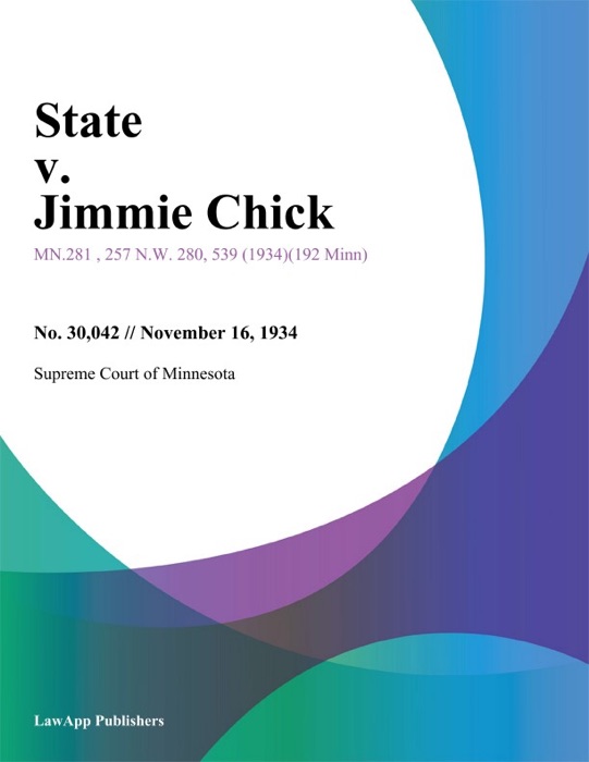 State v. Jimmie Chick