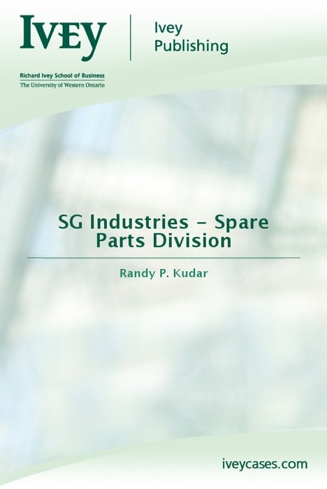 SG Industries - Spare Parts Division
