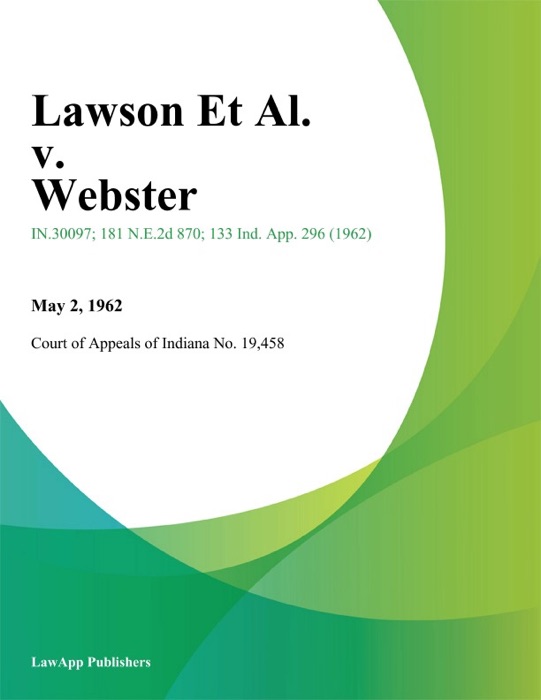 Lawson Et Al. v. Webster