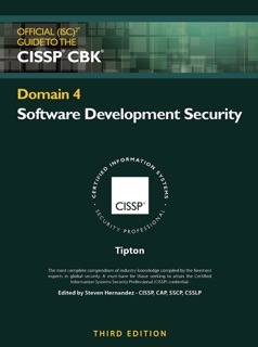 Official (ISC)2  Guide to the CISSP CBK by Hal Tipton
