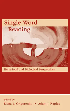 Read: Book Single-Word Reading
