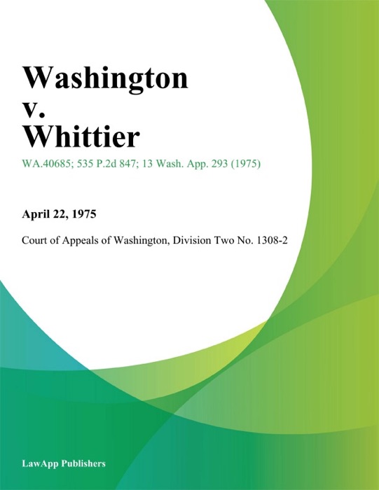Washington v. Whittier