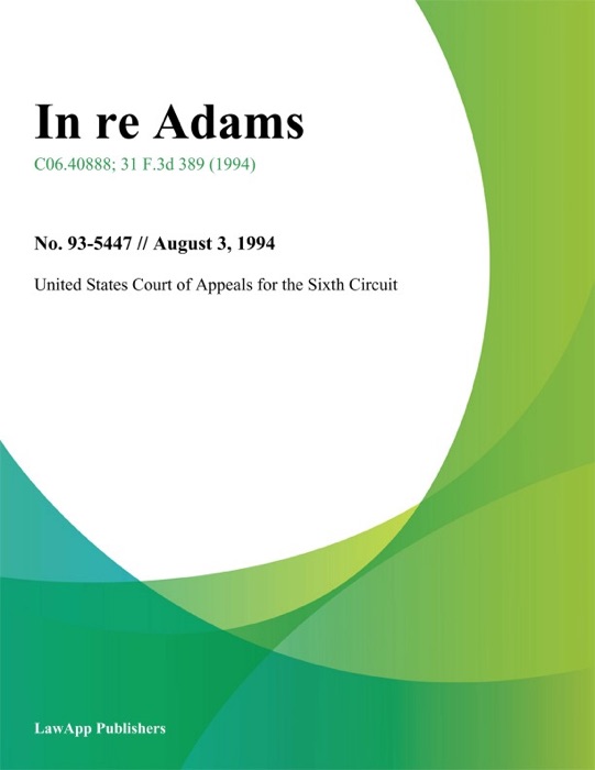 In Re Adams