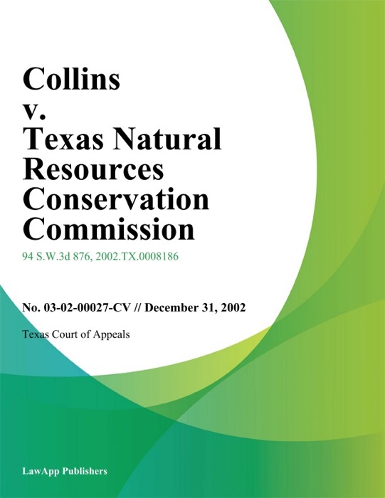 Collins v. Texas Natural Resources Conservation Commission