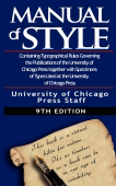 The Chicago Manual of Style by University - University of Chicago Press Staff