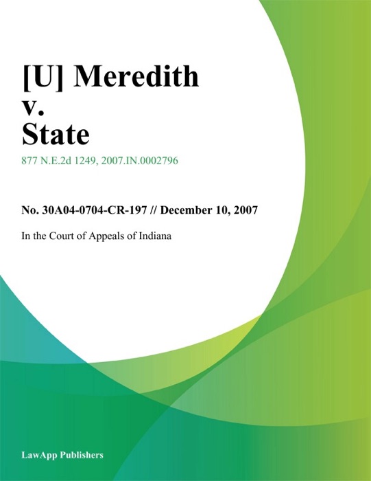 Meredith v. State